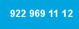 922 969 11 12
